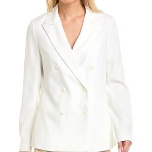 Rag & Bone Nyx White Double Breasted Blazer